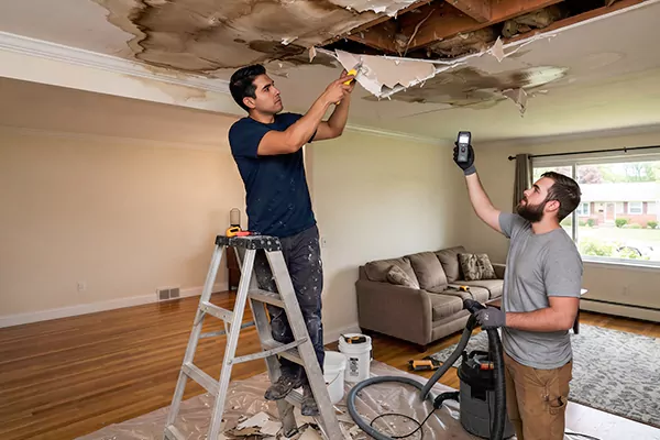 Ceiling Water Damage Restoration Haltom City