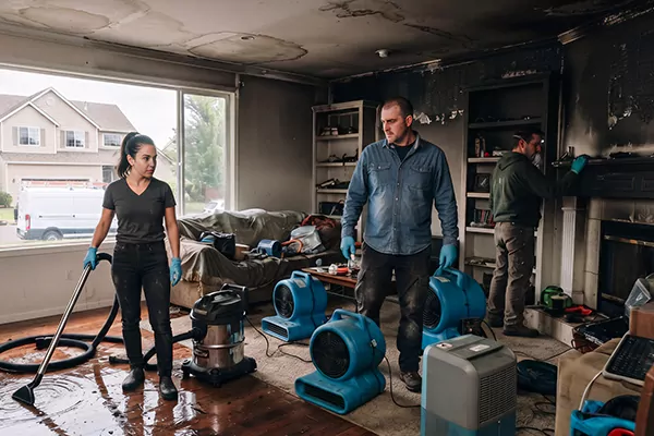 Smoke and Water Damage Restoration Haltom City