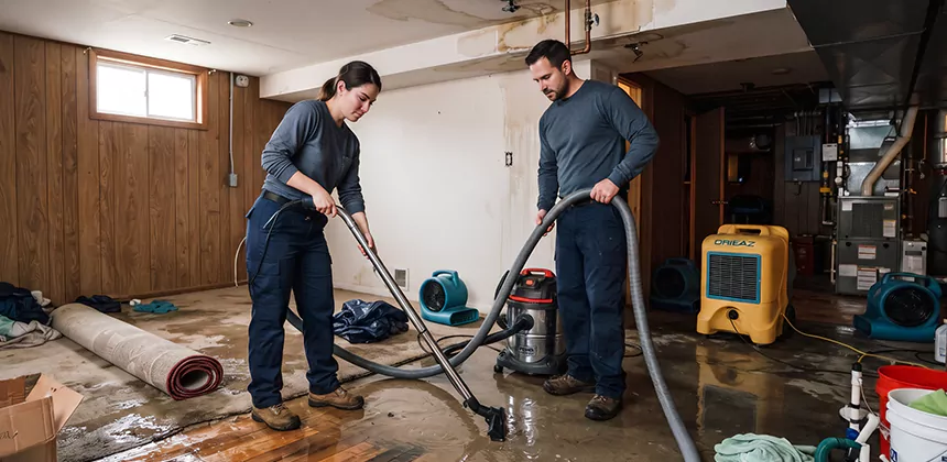 Frozen Pipe Burst Cleanup in Haltom City