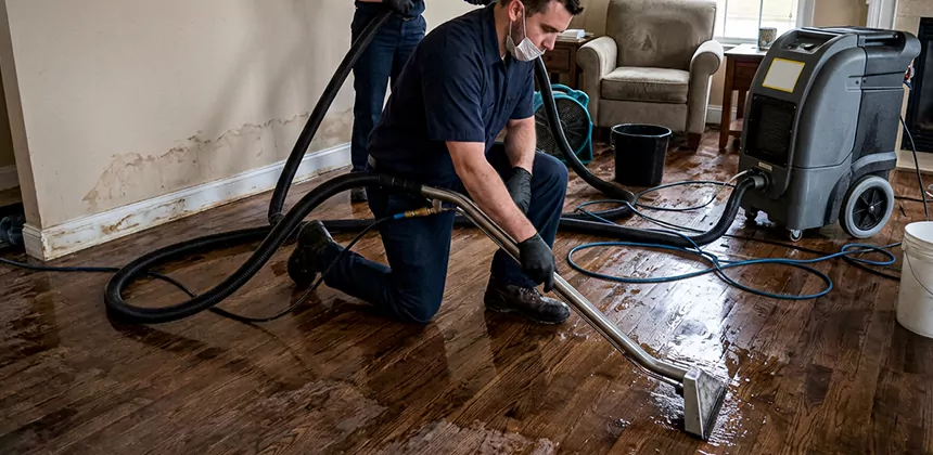 Hardwood Floor Water Extraction in Haltom City