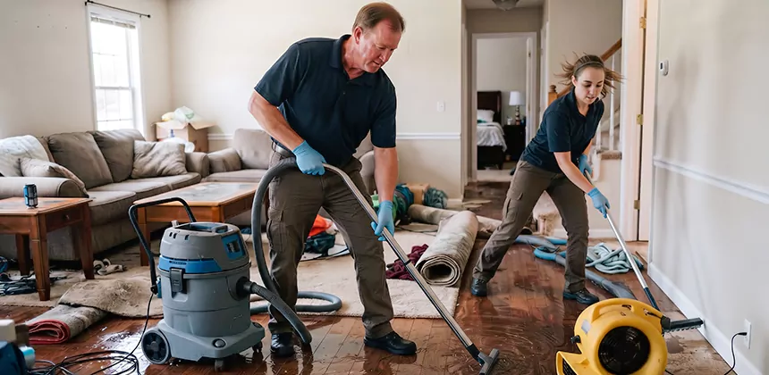 Hidden Leak Clean Up in Haltom City